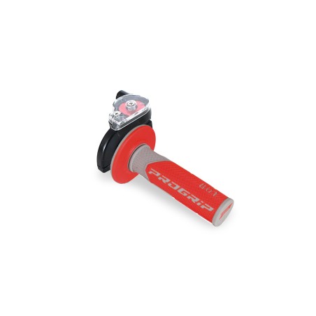 Commandes Pack poignée tirage rapide + poignée progrip 801 gris/rouge LMR PARTS