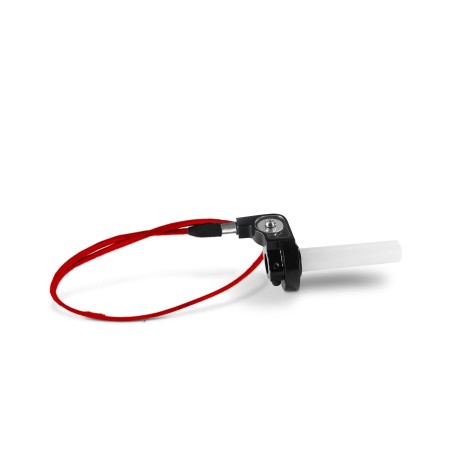 Pièces détachées Dirt bike, Pit bike Pack tirage rapide horloger aluminium + câble d'accélérateur 920mm rouge LMR PARTS