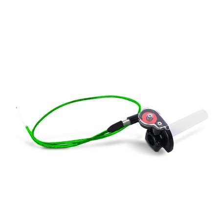 Pièces détachées Dirt bike, Pit bike Pack tirage rapide horloger + câble d'accélérateur 920mm vert LMR PARTS