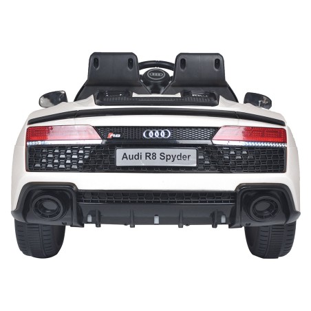 Voiture électrique enfant Audi R8 spyder blanche Voitures électriques