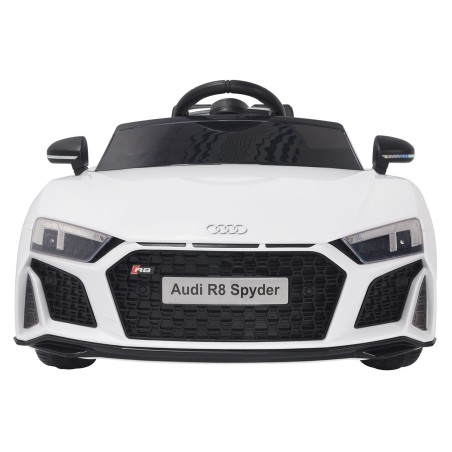 Voiture électrique enfant Audi R8 spyder blanche Voitures électriques