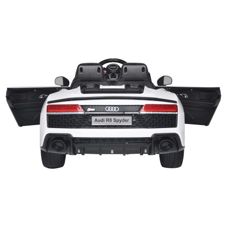 Voiture électrique enfant Audi R8 spyder blanche Voitures électriques