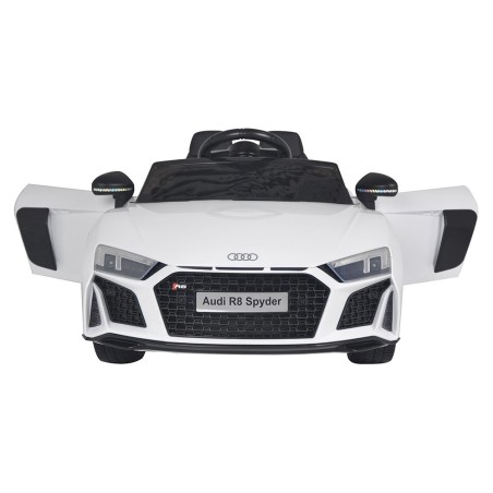 Voiture électrique enfant Audi R8 spyder blanche Voitures électriques