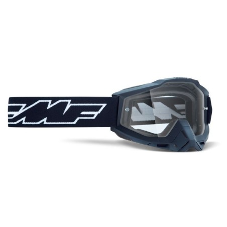 Masque Cross FMF Powerbomb Rocket noir écran transparent