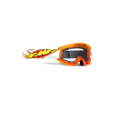 Masque Cross FMF Powercore assault grey écran transparent