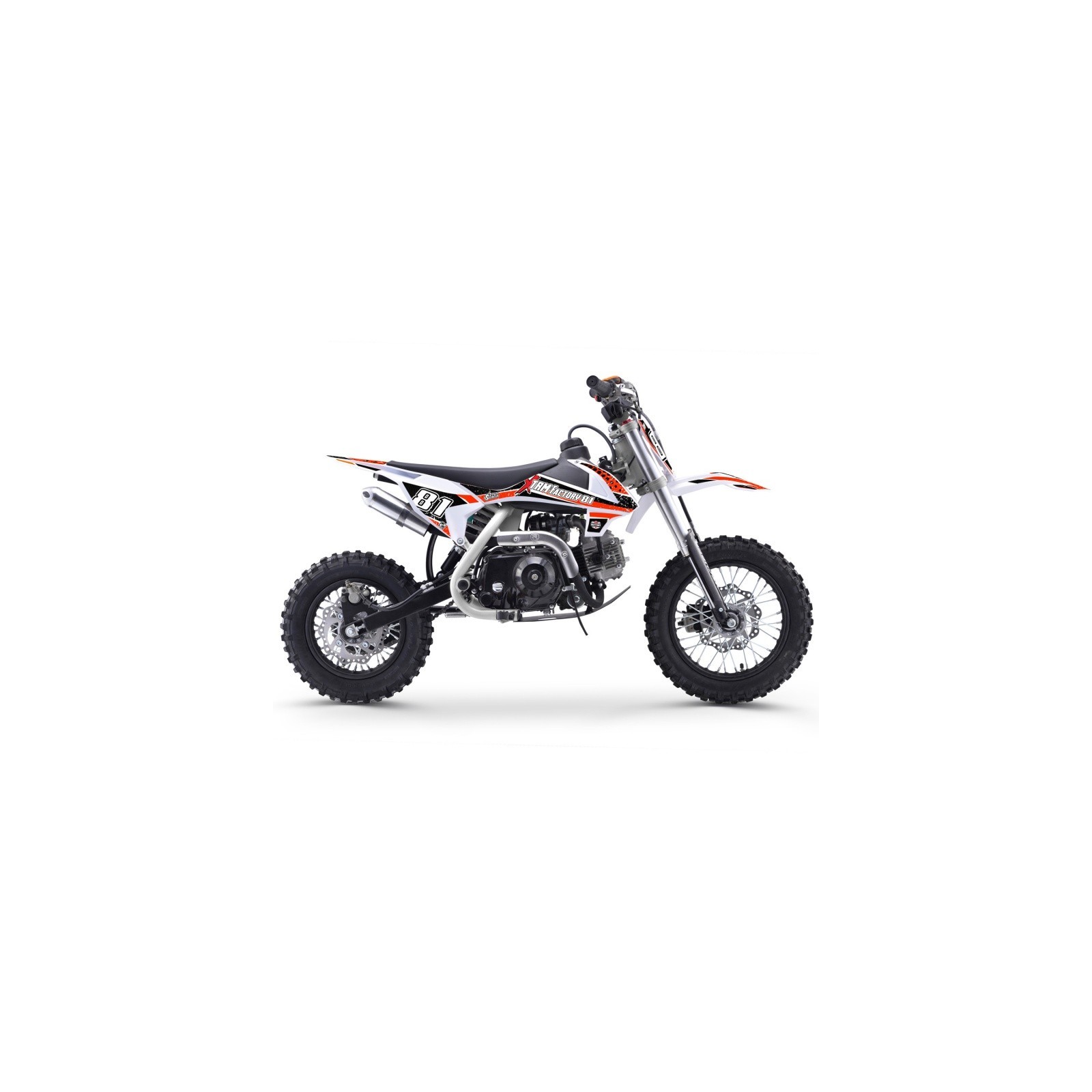 Dirt bike MX 70cc 10/12" - orange