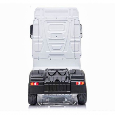 Camion électrique enfant Mercedes Actros blanc 24 Volts, télécommande parentale 2.4 GhZ, 4 moteurs 35W Voitures électriques