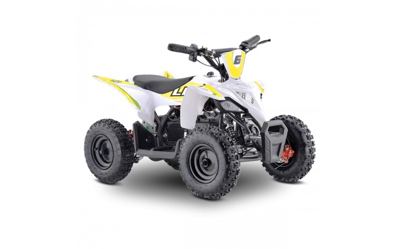 Pocket quad enfant électrique 800w lmr wolf - bleu