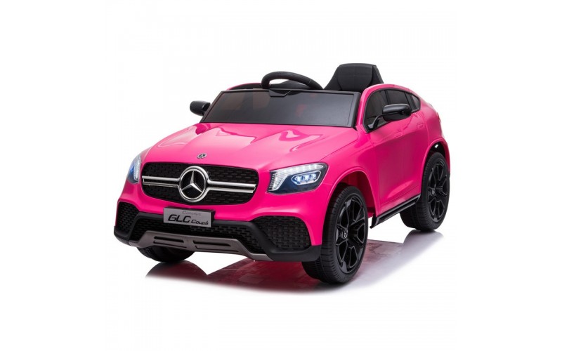 Voiture électrique enfant Mercedes glc coupé, 2 moteurs 30w, télécommande parentale 2.4 ghz - rose