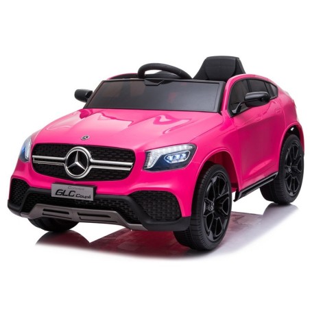 Voiture électrique enfant Mercedes glc coupé, 2 moteurs 30w, télécommande parentale 2.4 ghz - rose Voitures électriques