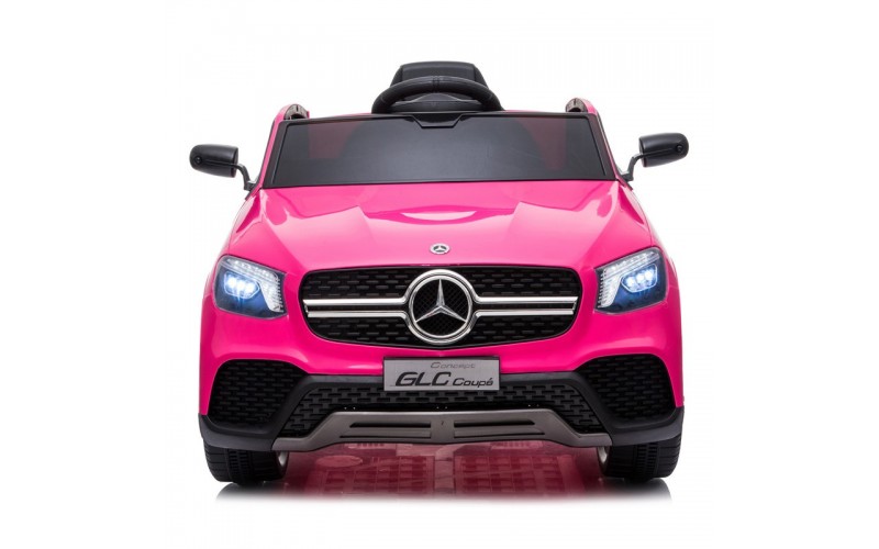 Voiture électrique enfant Mercedes glc coupé, 2 moteurs 30w, télécommande parentale 2.4 ghz - rose