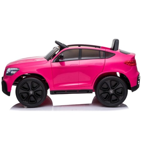 Voiture électrique enfant Mercedes glc coupé, 2 moteurs 30w, télécommande parentale 2.4 ghz - rose Voitures électriques