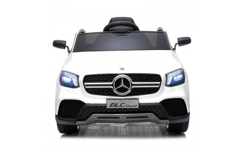 Voiture électrique enfant Mercedes glc coupé, 2 moteurs 30w, télécommande parentale 2.4 ghz - blanc Voitures électriques