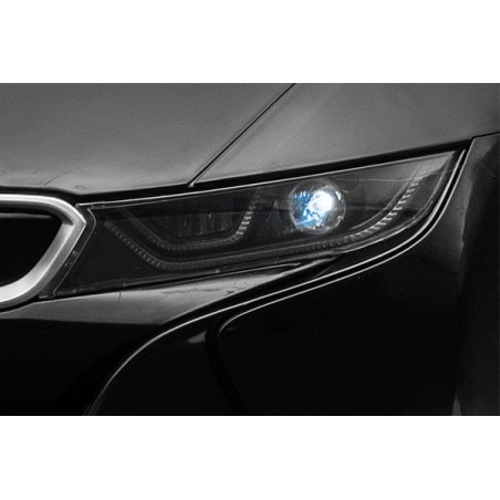 Voiture électrique enfant BMW i8, 2 moteurs 35w, télécommande parentale 2.4 ghz - noir Voitures électriques