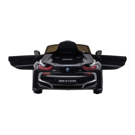Voiture électrique enfant BMW i8, 2 moteurs 35w, télécommande parentale 2.4 ghz - noir Voitures électriques