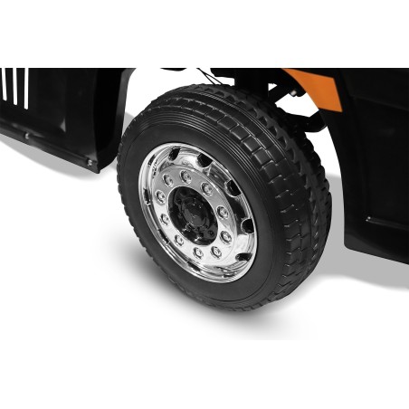 Camion électrique enfant Mercedes Actros blanc 24 Volts, télécommande parentale 2.4 GhZ, 4 moteurs 35W Voitures électriques