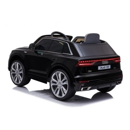 Voiture électrique enfant Audi Q8 12 volts, 2 moteurs 25w, télécommande parentale 2.4 Ghz - noir Voitures électriques