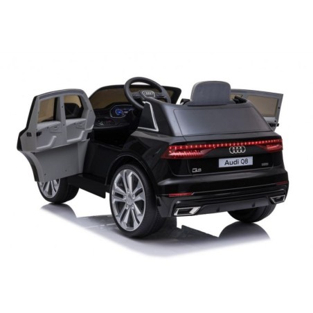 Voiture électrique enfant Audi Q8 12 volts, 2 moteurs 25w, télécommande parentale 2.4 Ghz - noir Voitures électriques