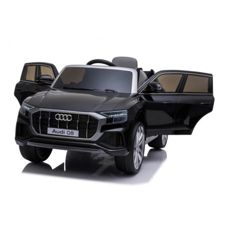 Voiture électrique enfant Audi Q8 12 volts, 2 moteurs 25w, télécommande parentale 2.4 Ghz - noir Voitures électriques