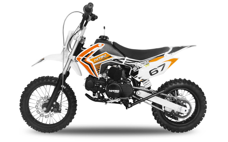 Dirt bike 125cc - 12/14 - orange