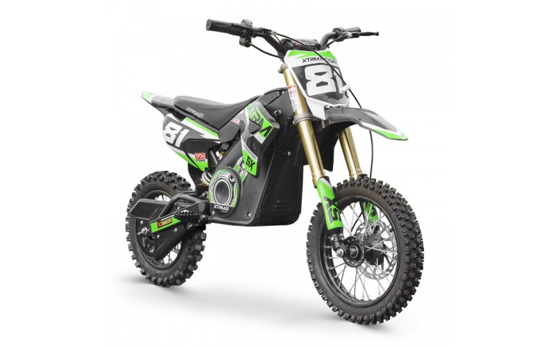 Dirt bike électrique enfant SX 1300w 12/14 - vert - LeMiniRider