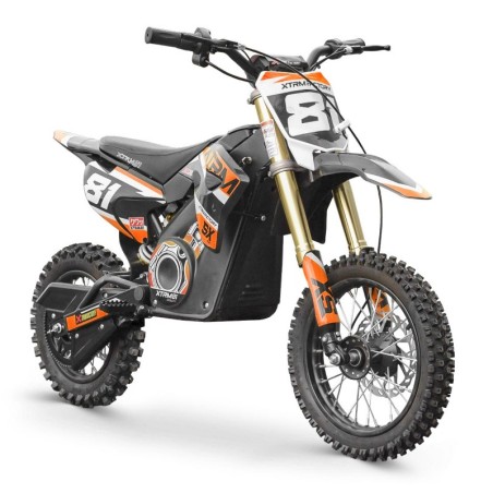 Dirt bike électrique enfant SX 1300w 12/14" - orange