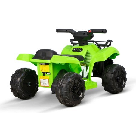 Quad électrique enfant, 1 moteur 25w - vert