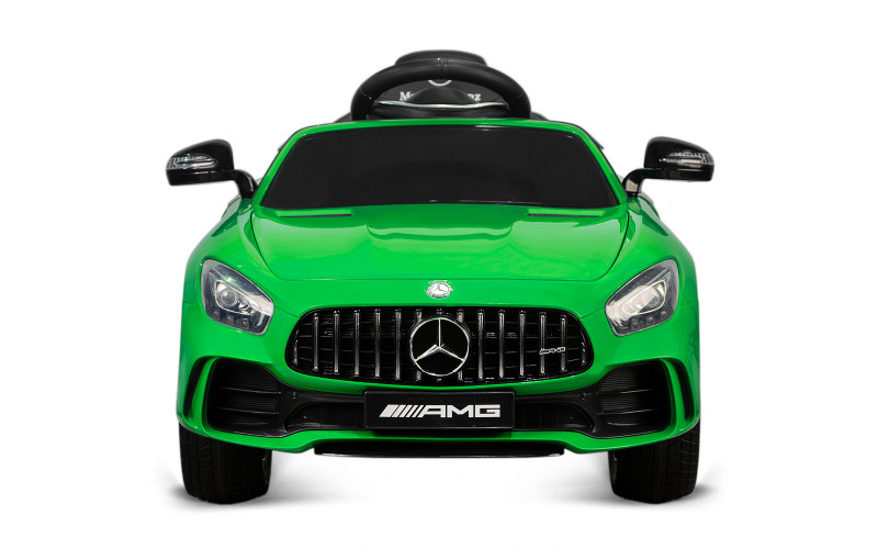 Voiture électrique enfant Mercedes AMG GT-R, 2 moteurs 15w, télécommande parentale 2.4 GHZ - vert Voitures électriques