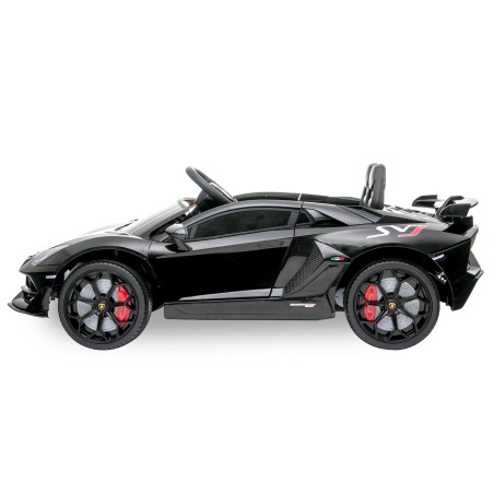 Voiture électrique enfant Lamborghini Aventador SVJ 12V noir, 2 moteurs 35w, télécommande parentale 2.4 Ghz Voitures électriques
