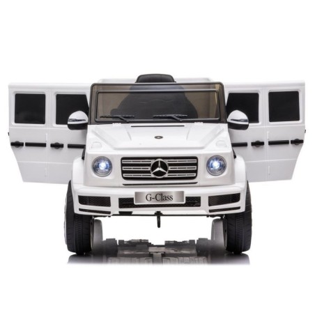 Voiture électrique enfant Mercedes G500 blanc, 2 moteurs 35w, télécommande parentale 2.4 Ghz Voitures électriques