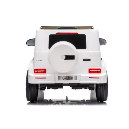 Voiture électrique enfant Mercedes G500 blanc, 2 moteurs 35w, télécommande parentale 2.4 Ghz Voitures électriques