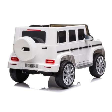 Voiture électrique enfant Mercedes G500 blanc, 2 moteurs 35w, télécommande parentale 2.4 Ghz Voitures électriques
