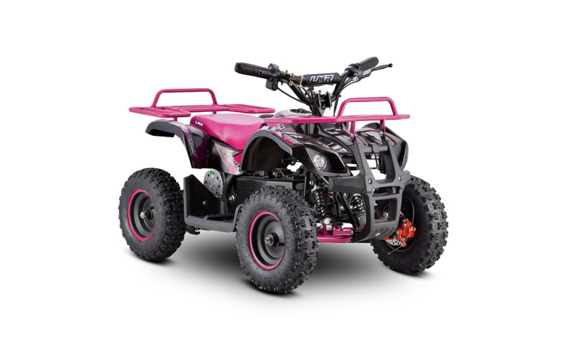 Pocket quad enfant électrique 800W LMR Ranger 6" - rose