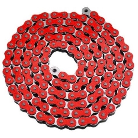 Pièces détachées Dirt bike, Pit bike Chaînes ARIETE 420 - 140 maillons Rouge Ariete