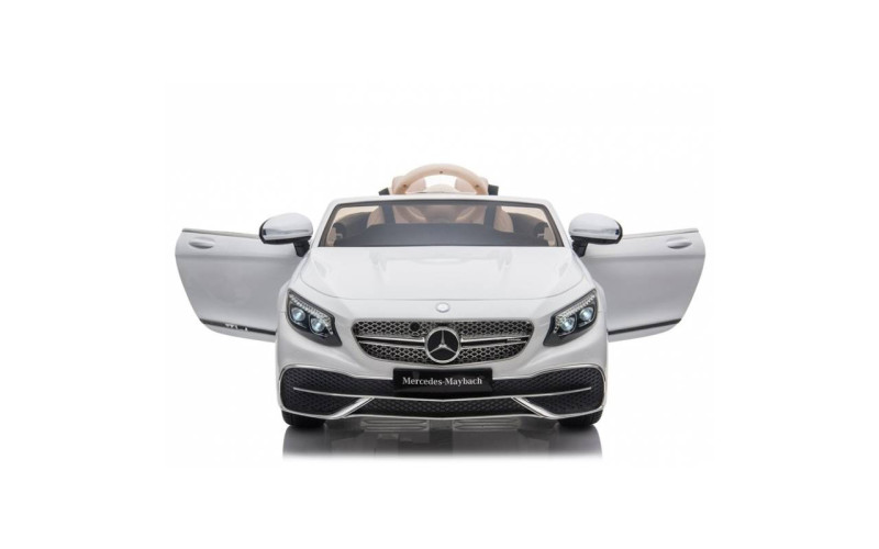 Voiture électrique enfant, Mercedes S650 Maybach blanc, 2 moteurs 35w, télécommande parentale 2.4 Ghz Voitures électriques