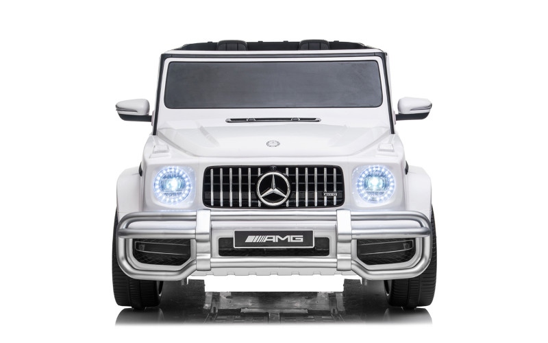 Voiture électrique enfant Mercedes G63 AMG blanc, 2 places, 4 moteurs 35w, télécommande parentale 2.4 Ghz Voitures électriques