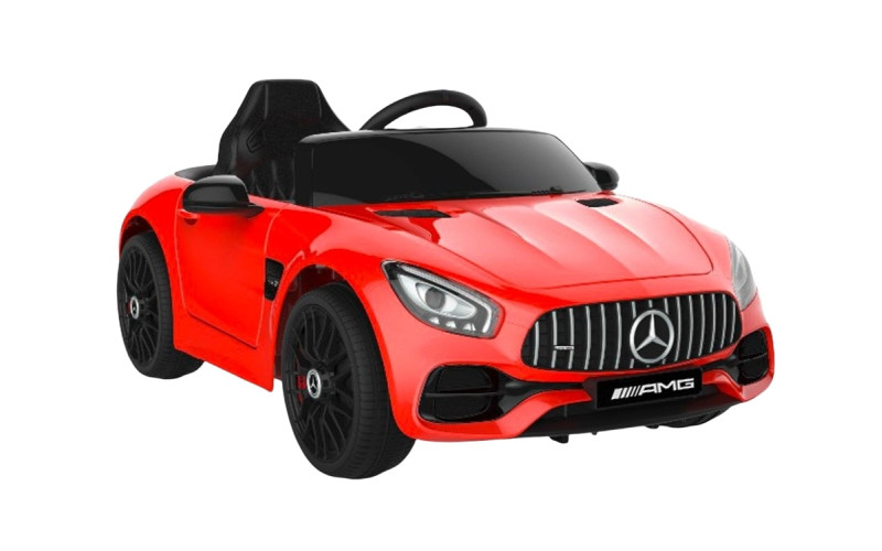 Voiture électrique enfant Mercedes AMG GT 40W rouge, 2 moteurs 20w