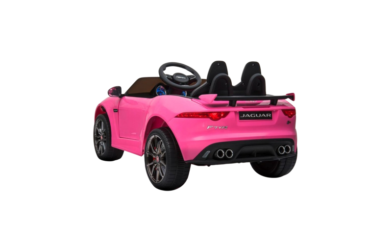 Voiture électrique enfant Jaguar F-type SVR rose, 2 moteurs 25w, télécommande parentale 2.4 Ghz Voitures électriques