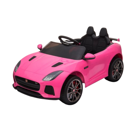 Voiture électrique enfant Jaguar F-type SVR rose, 2 moteurs 25w, télécommande parentale 2.4 Ghz Voitures électriques