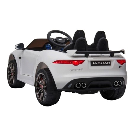 Voiture électrique enfant Jaguar F-type SVR blanc, 2 moteurs 25w, télécommande parentale 2.4 Ghz Voitures électriques
