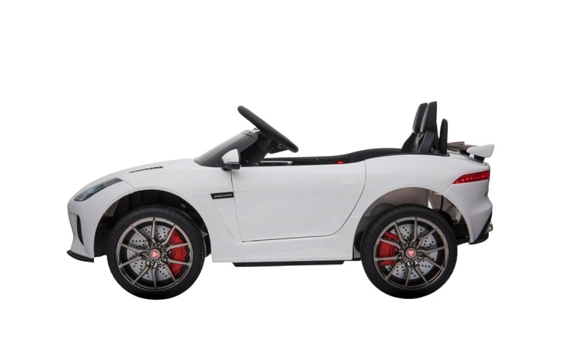 Voiture électrique enfant Jaguar F-type SVR blanc, 2 moteurs 25w, télécommande parentale 2.4 Ghz Voitures électriques