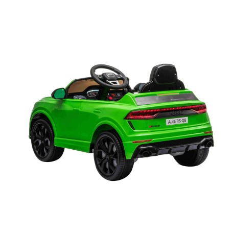 Voiture électrique enfant Audi RS Q8 vert 12 volts, télécommande parentale 2.4 GHZ - 2 moteurs 35w Voitures électriques