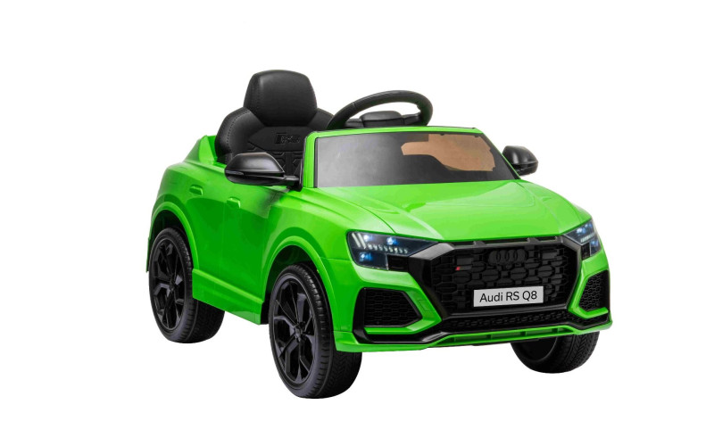 Voiture électrique enfant Audi RS Q8 noir 12 volts, voiture electrique enfant télécommande parentale 2.4 GHZ - 2 moteurs 35w