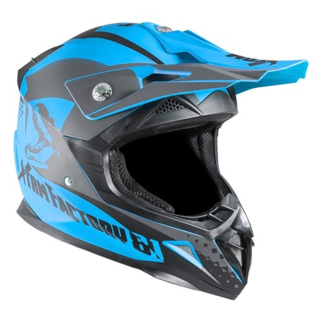 Casque enfant cross XTRM - bleu