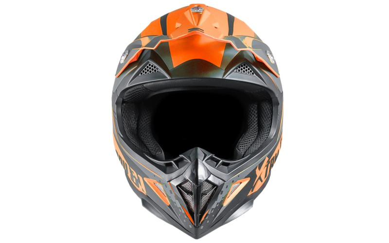 Casque enfant cross XTRM - orange