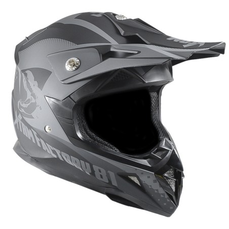 Casque enfant cross XTRM - gris
