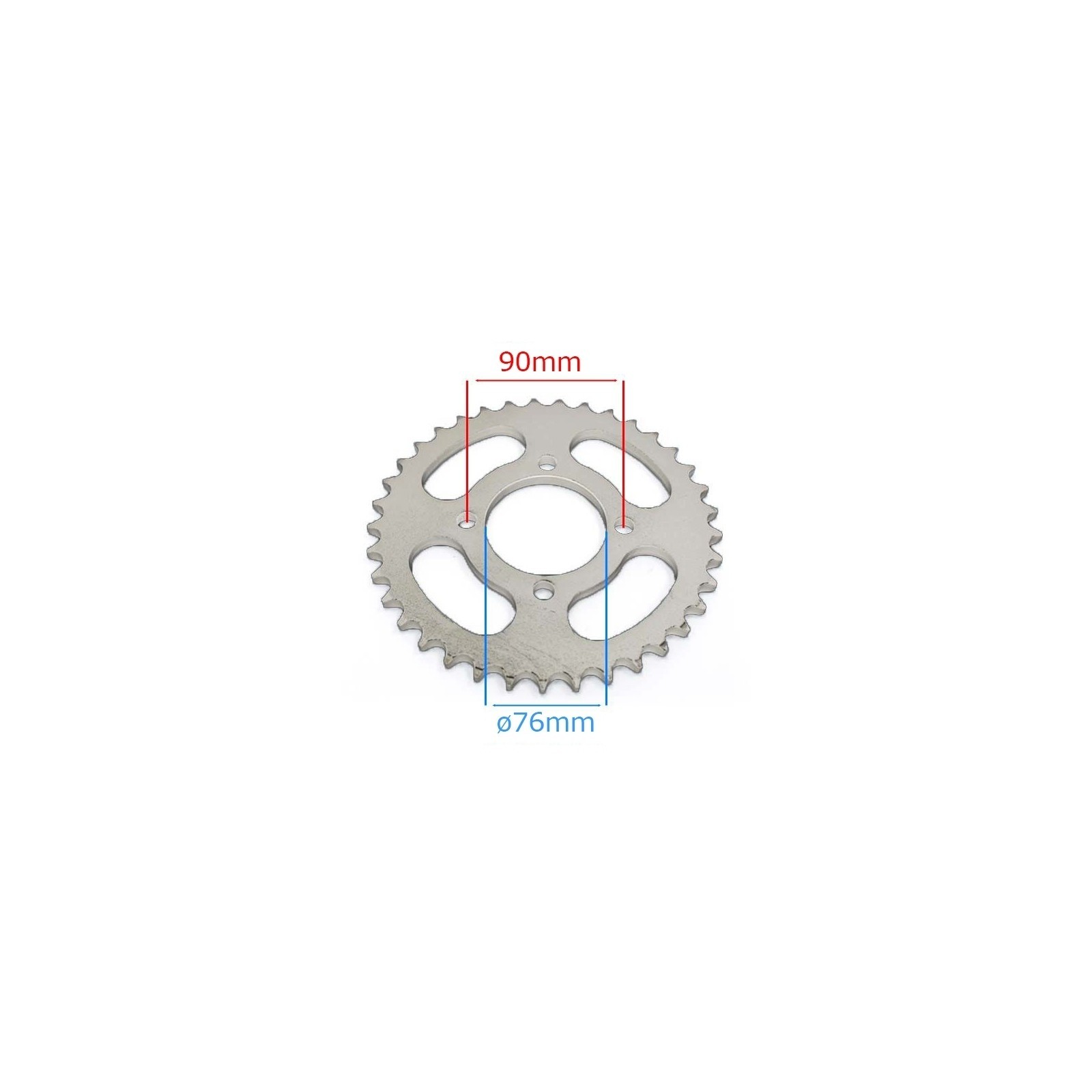 Couronne 420 standard - 76mm - 48 dents