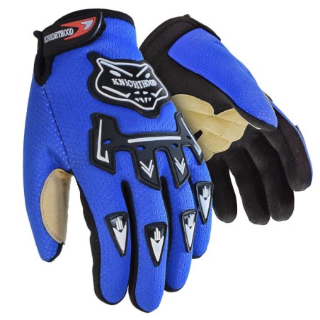 Gants motocross enfant xtrm - bleu