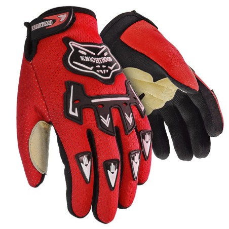 Gants motocross enfant xtrm - rouge