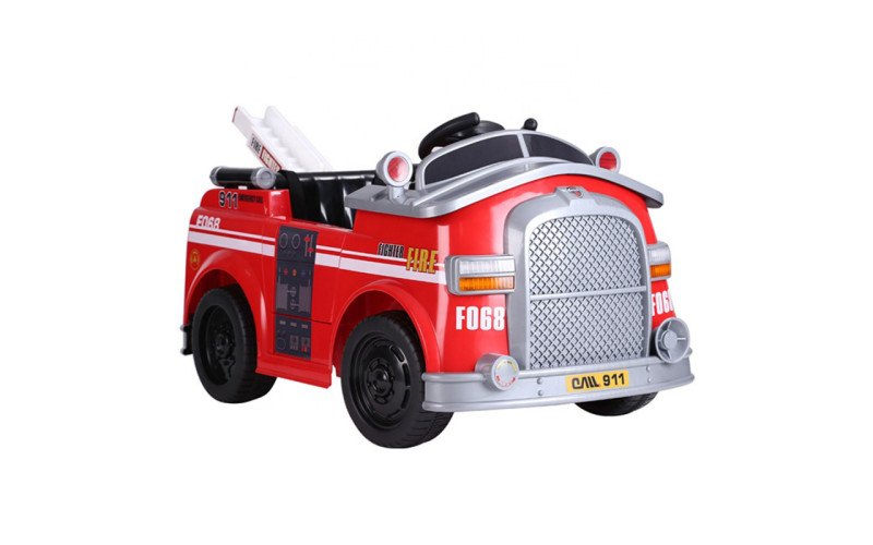 Camion de pompier électrique enfant, moteur 25w, télécommande paren